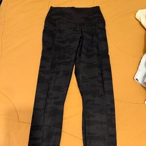 90 Degree By Reflex Black Camouflage Leggings